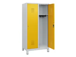 schoollocker,HxBxD 1630x800x500mm,2vak,vak B 400mm,cil.-slot,voeten