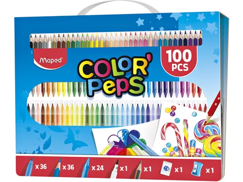 Tekenset Maped Color'Peps 100-delig