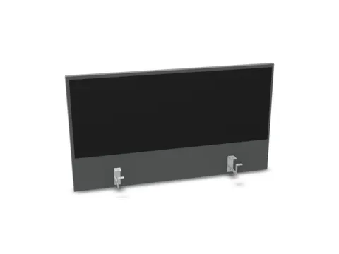 opzetpaneel bureau aanbouw achter MS-donkergrijs BN8033-zwart 1000mm