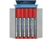 Boardmarker Schneider Maxx 293 beitelpunt 2-5 mm rood