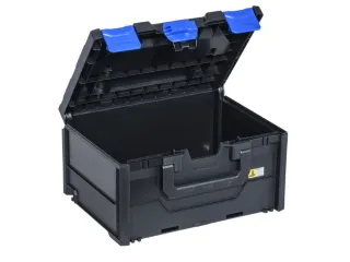 Assortimentskoffer,HxBxD 215x396x296mm,ABS,koffer zwart - 1