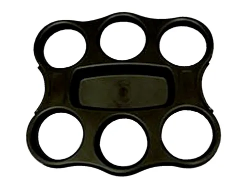 Bekerplateau Sensations voor 6 bekers zwart