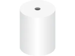 telmachinerol thermo Kangaro 60grs 76x70x12mm lengte 45m wit
