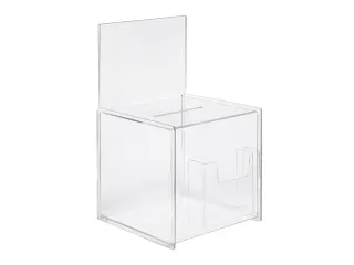 Aktiebak Transparant Folderhouder 21X36X21Cm + Insteek Visitekaart - 8
