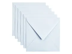 Envelop Papicolor 140x140mm Babyblauw gegomd