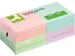 Quick Notes Memoblaadjes Pastel 76x76mm 100 Vel 12 Blokken 4 Kleuren