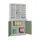 Postsorteerkast Met Deuren 1950x1000x400mm 3x6 Ral7035 Front Ral6011