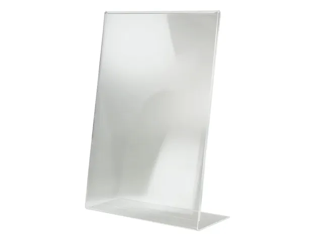 Tafelstandaard Sigel glashelder A3 schuin