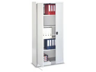 universele kast,HxBxD 1950x940x400mm,4xStalen bodem,cil.-slot,sokkel - 1