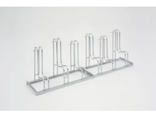 Fietsenrek L 2100mm 6plaatsen Enkelzijdig Te Schroeven Verzinkt