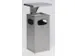 Combi-asbak 38 liter hxbxd 910x395x395mm overkapping 3 openingen RVS
