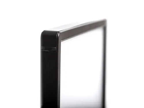 Verlichte Tafelstandaard T-Stand LED Dubbelzijdig A5 Zwart