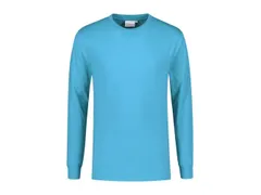 Santino James T-shirt met lange mouwen, aqua blauw, maat 2XL, per stuk