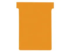 T-planbordkaarten index 3, ft 120 x 92 mm, oranje