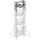 rolsteiger,1platform(s),1luik,platform BxD 2080x610mm,aluminium