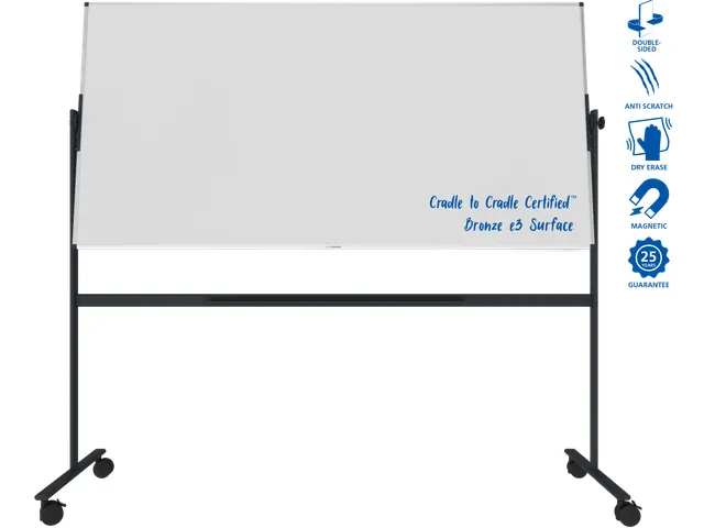 Tableau blanc Legamaster UNITE PLUS Inclinable 100x200cm Base noire