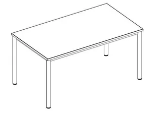 In hoogte verstelbaar bureau,HxBxD 720-840x1400x800mm,CC-zwart - 6