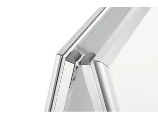 Stoepbord Aluminium Fold Outdooor A1 metaal zilver - 10