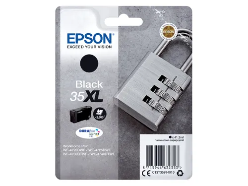 Inktcartridge Epson 35XL T3591 zwart HC C13T35914010