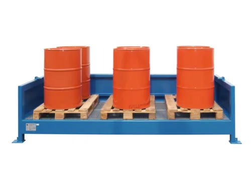 Vatencontainer 830x6200x1390mm Max. 20x200l 1 Vakniveau 2x450l