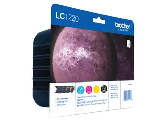 Brother LC-1220 Valuepack Inktcartridges Zwart + Kleur - 1