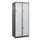 dubbeldekse locker,HxBxD 1850x800x500mm,2x2vak.,vak B 400mm