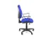 Bureaustoel EN1335 Linea Tiger 01 blauw/blauw met armleuning