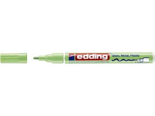 Viltstift Edding 751 lakmarker rond pastel groen 1-2mm - 1