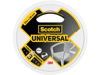 ducttape Universal, ft 48 mm x 25 m, wit - 2