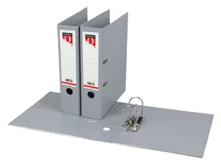Ordner Quantore A4 80mm PP grijs - 1