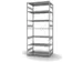rayonnage modulaire,rayonnage départ,HxlxP 3000x1360x835mm