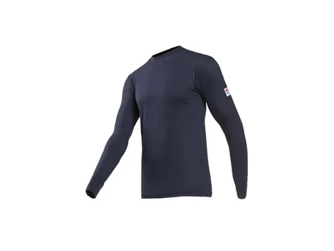 Sioen Beltane 2690 onderhemd met lange mouwen, marineblauw, maat XS, p