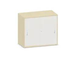 schuifdeurkast,HxBxD 720x800x430mm,decor romp esdoorn,decor front wit
