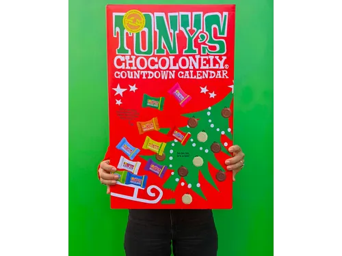 Chocolade Tony's Chocolonely Kerst big Tiny calendar 225 Gram assorti
