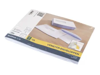 Envelop Raadhuis 162x229 C5 VL dienst plakstrip wit 80gr 25 stuks - 2