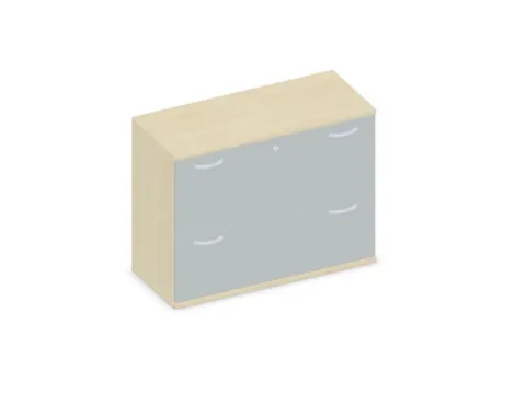 hangmappenkast 770x1000x430mm 2hangmappenframes Esdoorn+ Onyx