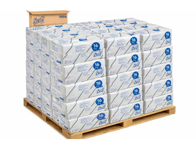 Handdoek Scott Slimfold m-vouw 1-laags 5856 Pallet