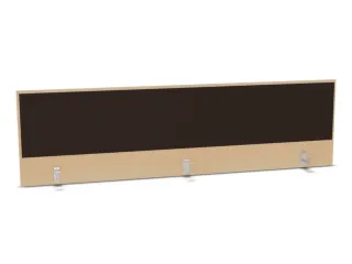 opzetpaneel,v. bureau,aanbouw achter,B 2000mm,NE-esdoorn,BN2036-bruin - 1