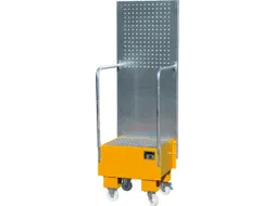 verrijdbare opvangbak,v. 1x60l vat,opvangvol. 60l,HxBxD 1775x590x570mm