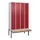 locker voor scheiding van kleding,HxBxD 2120x1200x815mm,4vak