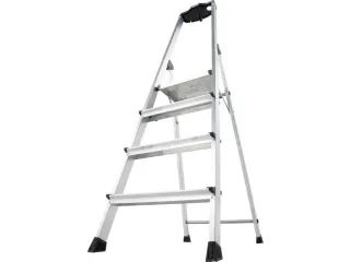 trapladder,eenzijdig,4trede(n),balk L 1,8m,aluminium - 5
