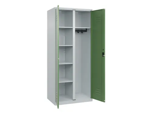 wasgoedverdeelkast,HxBxD 1850x800x500mm,vak B 400mm,cilinderslot
