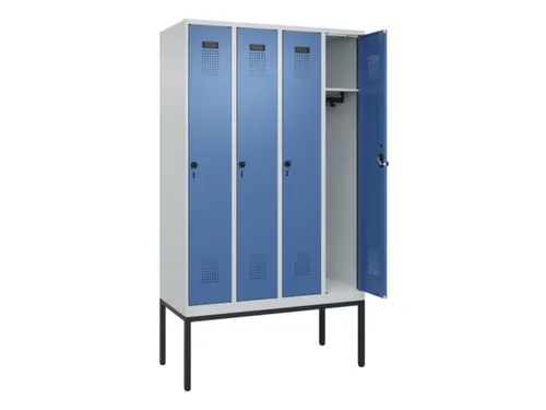 locker,HxBxD 2120x1200x500mm,4vak,vak B 300mm,draaigrendel