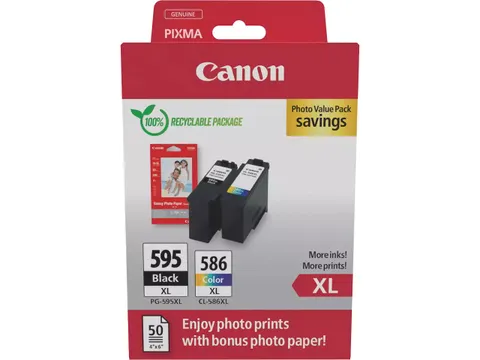 7170C004 Canon Pg595Xl+Cl586Xl+Gp501