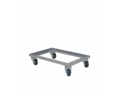 aluminium transportwagen,draagverm. 150kg,laadvl. LxB 600x400mm