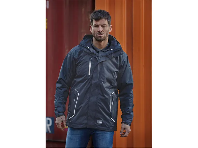 Werkjas Trojan 3-in-1 navy waterdicht 3XL