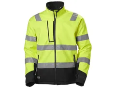 Helly Hansen Alna 2.0 369 hi-vis softshell vest, geel/zwart, maat 2XL,