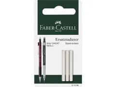 Reservegum Faber-Castell GRIP 1345/1347/Vario L 3 stuks op blister