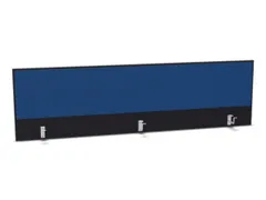 opzetpaneel bureau aanbouw achter B 2000mm CC-zwart BN6016-blauw
