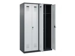 locker voor scheiding van kleding,HxBxD 1850x1200x500mm,4vak